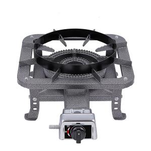 China Outdoor High Power Cast Iron Gas Stove With Stainless Steel Housing on sale