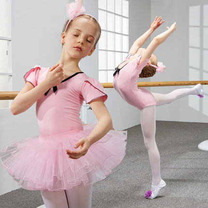 Best Children's dance dress girls ballet dance leotard with tutu skirt wholesale
