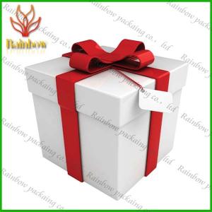 Best Luxury White Paper Packaging Boxes For Shopping With Pantone Color Printing wholesale