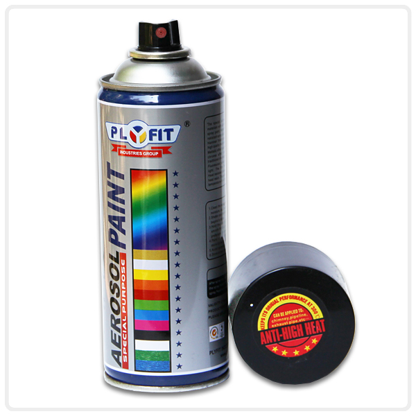 White Heat Resistant Aerosol Spray Paint Permanent For Wood Interior / Exterior