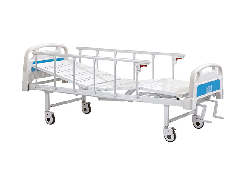 China Two Cranks Electric Hospital Bed , Electric Patient Bed Stainless Bed Frame on sale