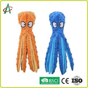 Best Custom Octopus Durable Indestructible Plush Dog Toys With Squeakers wholesale