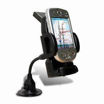 Cheap GPS Mount/Holder with External Speaker and Foldable SiRFIII GPS Receiver for sale