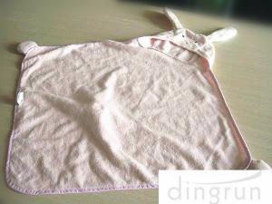 China Rabbit Pattern Newborn Hooded Towel , Hooded Baby Bath Towels 80*80cm on sale