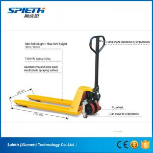 China 2 ton hydraulic hand lift stacker manual forklift pallet truck on sale