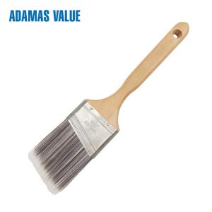 China Angled paint brush,wood paint brush,paint brush filament with long wooden handle brush on sale