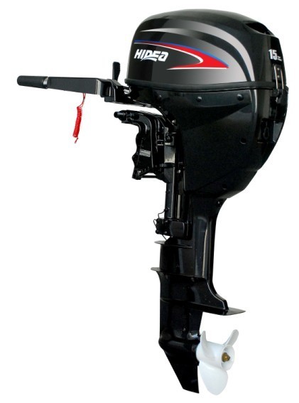 Cheap Manual / Electric Starter Fishing Boat Motor Engine , 15hp 4 Stroke Outboard Engine for sale