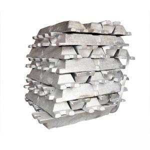 China Bulk 1kg Aluminium Ingot Adc12 Silver White Brick Shaped Pure 6061 6063 5052 on sale