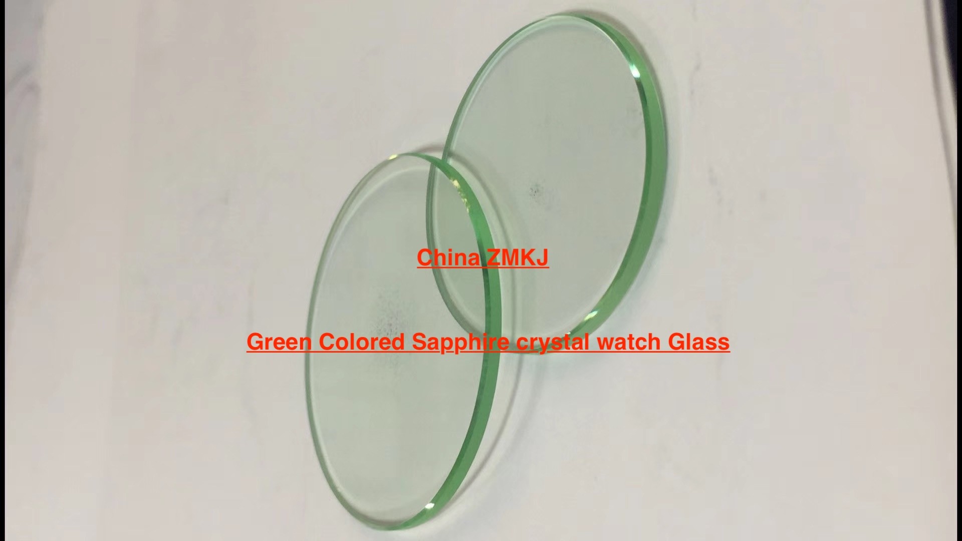 China 30-50mm Transparent Sapphire Crystal Watch Case Plate For Wrist Watch Optical Glass on sale