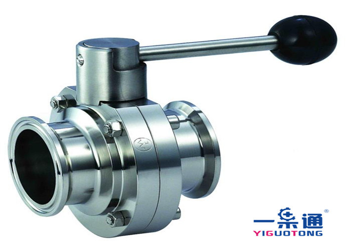 Best Water Oil Gas Double Flange Butterfly Valve Material Of Stainless Steel wholesale