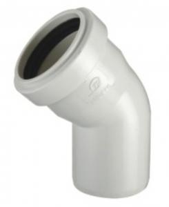 China Plastic products PVC Fittings for water drainage with expanding 45 degree elbow on sale
