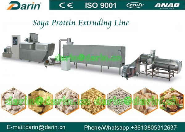 Cheap High capacity Corn flakes Soya Extruder Machine with twin screw extruder for sale