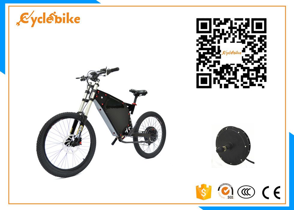 China 1000w Stealth Electric Mountain Bike Full Suspension 120kgs Loading 50-60km/H Speed on sale