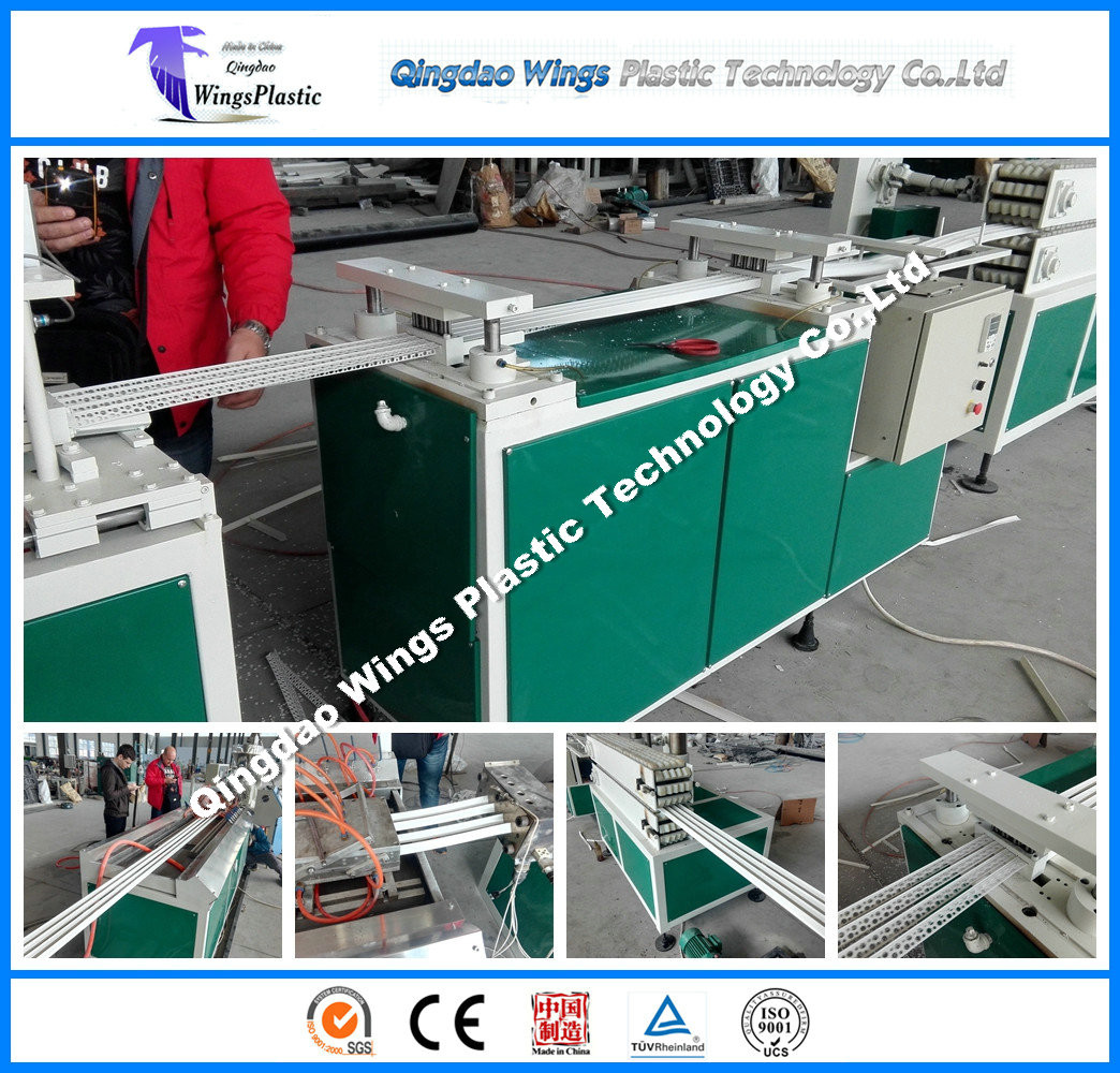 China 4 PCS PVC Corner Bead Making Machine / Wall Plastering Corner Guards PVC Elbow Corner on sale