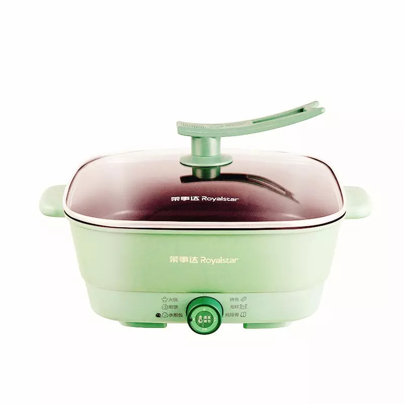 China 1500W 5L High Power Induction Steamboat Pot Non Stick Hot Pot Cooker on sale