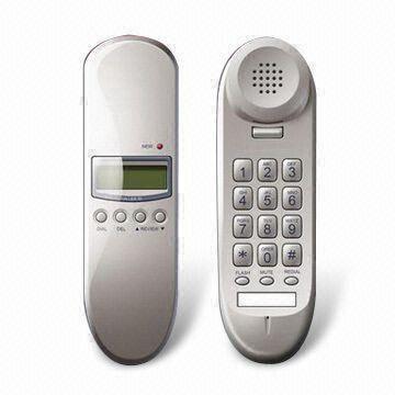 China Corded Trim Phone with Caller ID Display and Wall Mountable on sale