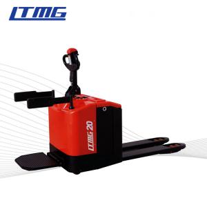 China Yellow 2.5 Ton Full Electric Pallet Truck , Electric Walkie Pallet Jack Machine on sale