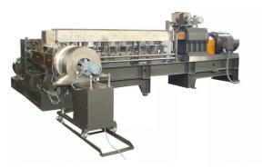 Biodegradable Compounding Extruder Machine With 45 Steel Barrel