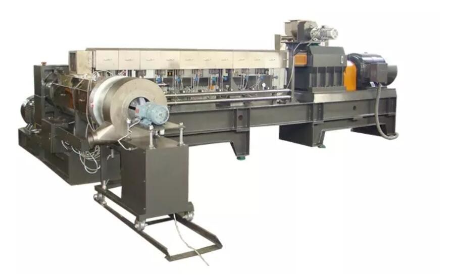 Cheap Biodegradable Compounding Extruder Machine With 45 Steel Barrel for sale