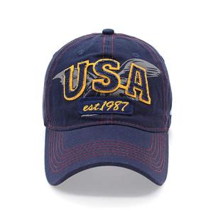 Best Customize Six Panels Embroidered Baseball Caps 54Cm For Kids wholesale