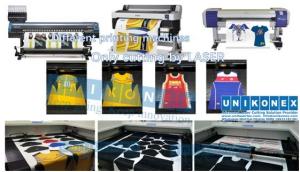 China Dye sublimation printed laser cutting by Unikonex on sale