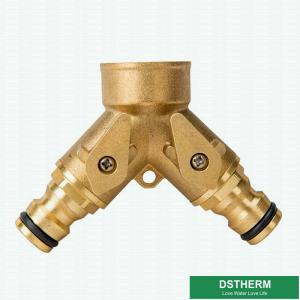 China Customized Garden Hose Pipe Fittings Garden Water Inlet Joint Hose Tap Pipe Two Ways Connector on sale
