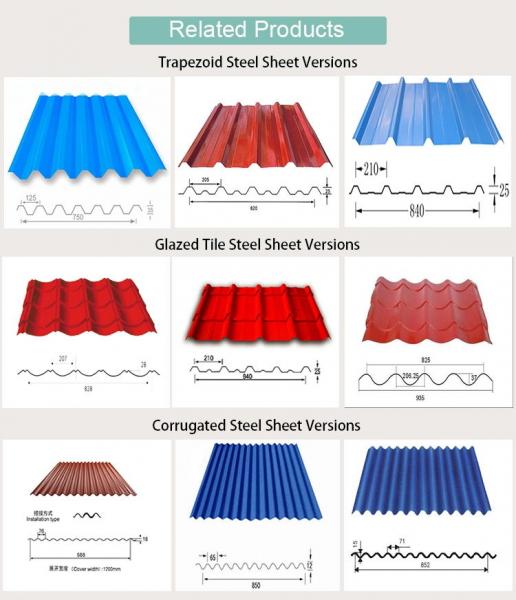 Zinc Coated SGCH SPCC Corrugated Metal Roofing Sheets For Civil Building