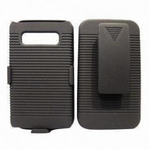China Protective Cell Phone Case for LG e510/Optimus Hub, with 180 Degrees Rotatable Belt Clip on sale