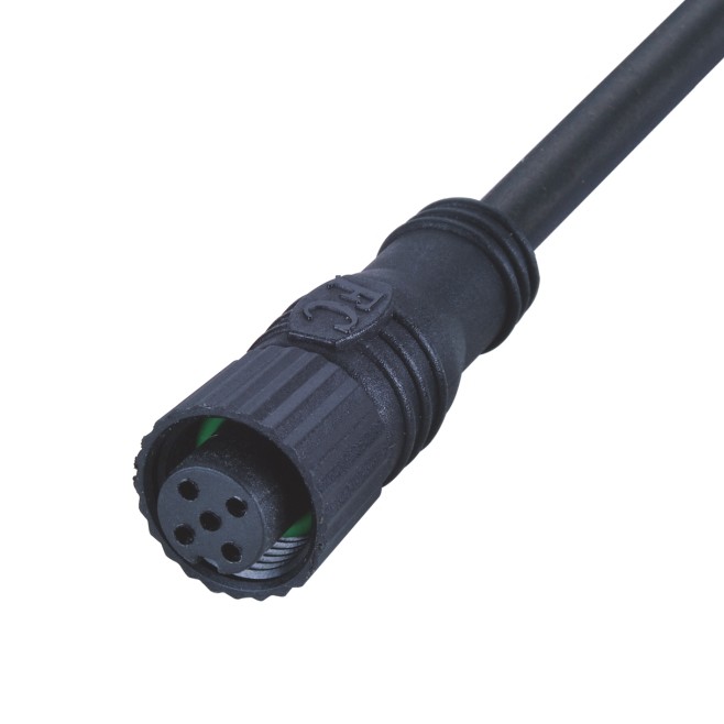 China Ip67 Circular Connector , M12 5 Pin Female Connector IEC 61076 2 101 cable on sale