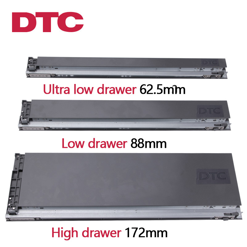 Best Triple Extension Full Pull Out 10 Inch Drawer Slide 35kg 77lb wholesale