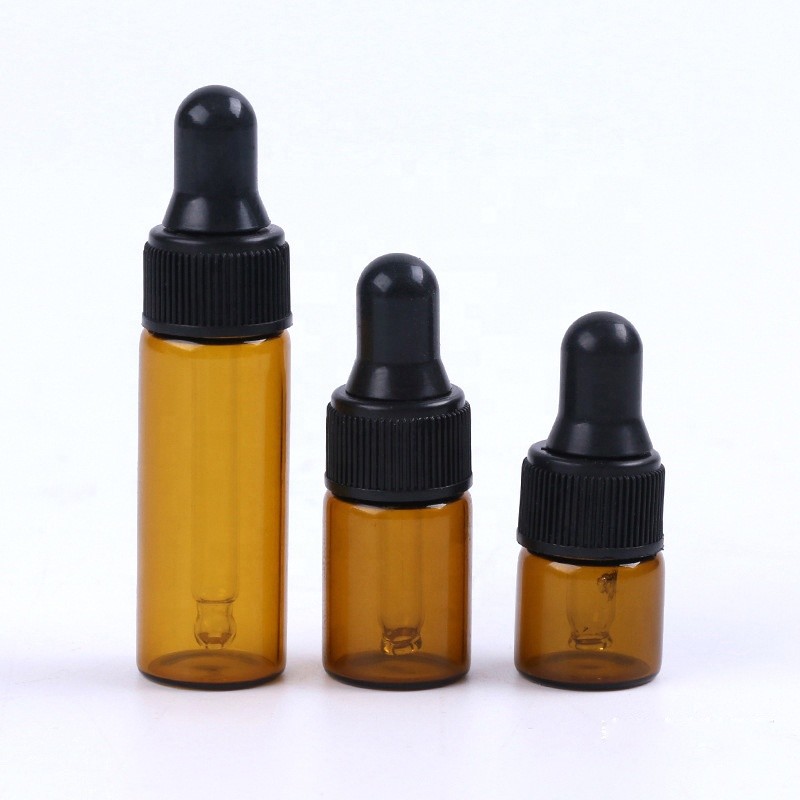 Cheap Round Ball Empty LFGB 30ml MSDS Amber Dropper Bottles for sale