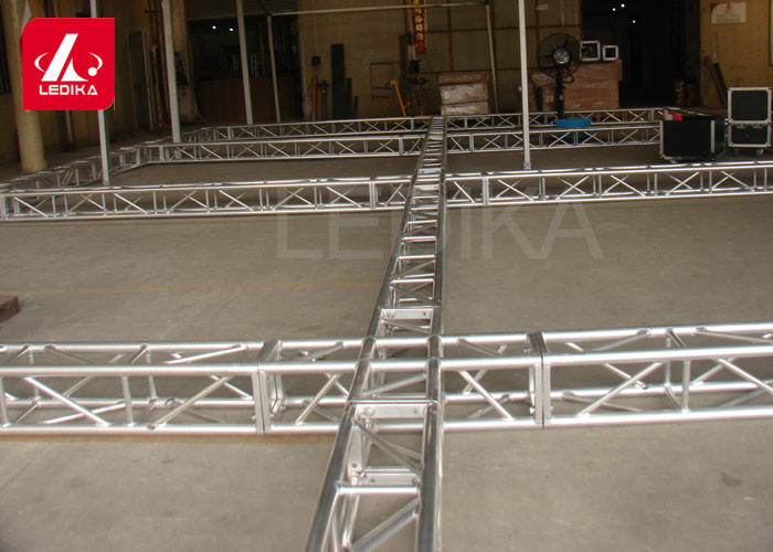 Cheap 400x400mm Aluminum Square Truss For Background Decoration / Exhibition Display for sale