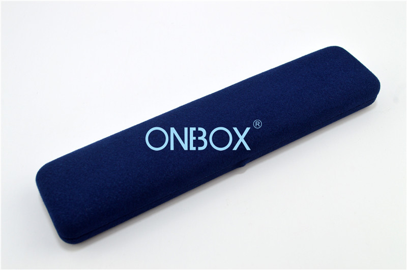 China Exquisite Jewellery Box In Oblong Shape W/ Blue Velvet For Girls Bracelet In One Box Brand on sale