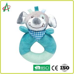 Best ASTM L8.5cm Baby Plush Rattle For Hand Grab And Shake wholesale