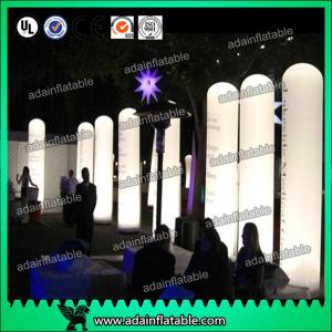 Best 3M Advertising Event Decoration Inflatable Entrance,Lighting Inflatable Pillar Column wholesale