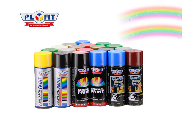 Buy cheap Plyfit Aerosol Acrylic Spray Paint Chrome Glod Florescent Color For Glass / Wood from wholesalers
