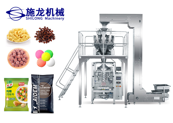 China L400mm Food Plastic Bag Granule Packing Machine 5kg Fully Automatic on sale