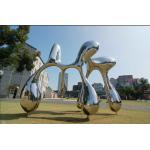 China Custom Size Stainless Steel Garden Statues For City Decoration OEM / ODM Acceptable for sale