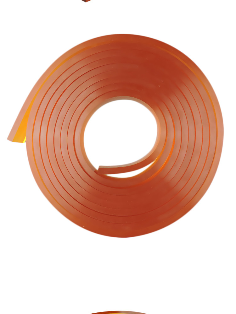 Best Polyurethane Silk Screen Squeegee Rubber Scraping Strip 4m / Roll Length wholesale
