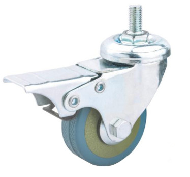 China threaded stem casters with brakes bolt casters for table tennis table 2in on sale