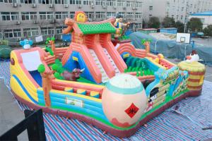 China chateaux gonflable original 18ft kids toy balls inflatable bouncer slide inflatable water slides on sale
