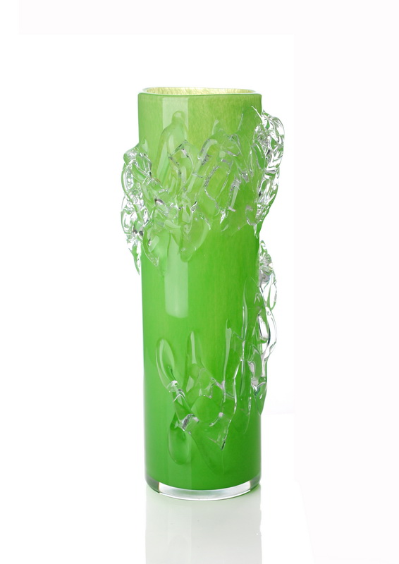 Best Large high quality  unique Art Deco glass decorative vases for outdoor exhibitions wholesale