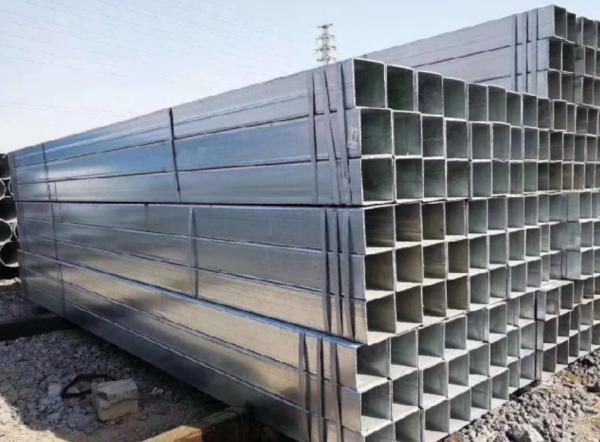 Square Hollow Steel Pipe Made By Hot Dipped Galvanized Steel Coil 100 X 100 mm