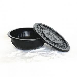 China 980Ml PP Disposable Plastic Bowl 32 Oz Plastic Bowls With Lids Instant Noodle Bowls on sale