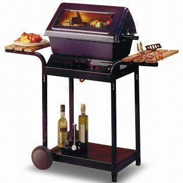 China Die-cast Aluminum Two-burner Gas Barbecue Grill with Chromed Warming Rack on sale