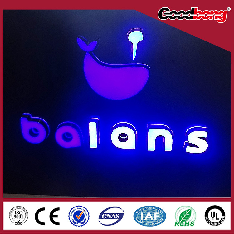 China LED plastic metrials frontlit and backlit lighting Channel Alphabet Letter Sign on sale