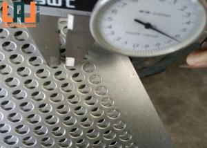 staggered perforation 3mm Perforated Aluminum Sheet Mill Finish Surface