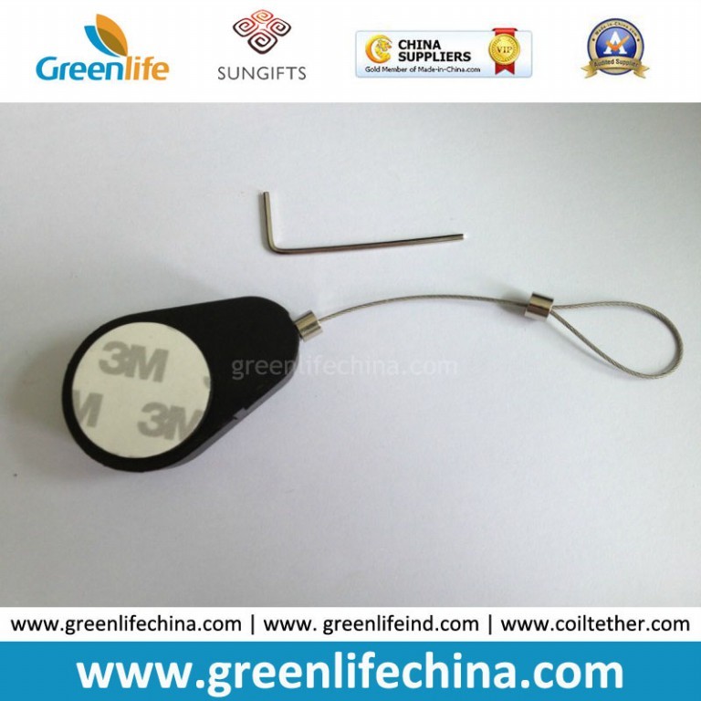 China Round 3m Glue on Back Tear-Drop Plastic Anti-Theft Systme Retractor on sale