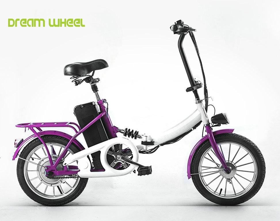 China 16 Inch Mini Pedal Assist Electric Folding Bike 24V 250W Aluminum Alloy on sale