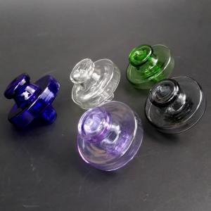 Best Thermal Banger / Glass Bongs Accessories Glass Carb Cap Big Hole Flat Top wholesale